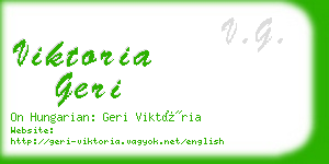 viktoria geri business card